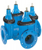 Задвижка HAWLE 4400E3 DN 80/4 PN 16 фланцевая клиновая чугунная с обрезиненным клином типа Комби-IV без пожарной подставки Задвижка HAWLE 4400E3 DN 80/4 PN 16 фланцевая клиновая чугунная с обрезиненным клином типа Комби-IV без пожарной подставки