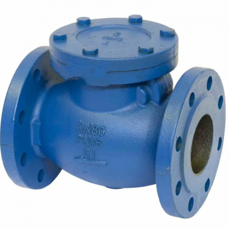 Клапан Tecofi CB3241 DN 200 обратный створчатый фланцевый PN 16
