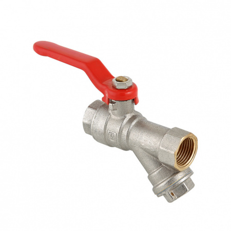Кран шаровой VALTEC COMBI Ду20 Ру16 со встроенным фильтром VT.292.N.05