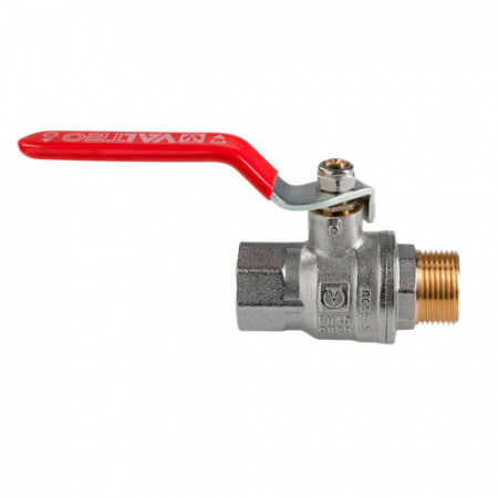 Кран шаровой VALTEC ГОСТ Ду20 Ру40 с внутренней–наружной резьбой и рычагом VT.415.N.05