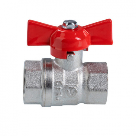 Шаровой кран VALTEC СТАНДАРТ Ду15 Ру40 никелированный c внутренней резьбой VT.122.N.04