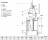 Задвижка VGA D17.04 DN 300 PN 16 L=270 мм фланцевая клиновая чугунная с маховиком с обрезиненным клином Задвижка VGA D17.04 DN 300 PN 16 L=270 мм фланцевая клиновая чугунная с маховиком с обрезиненным клином