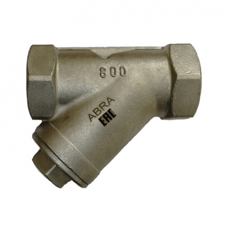 Фильтр сетчатый ABRA YS-3000-SS316 ВР 1 1/2" DN 40 PN 40 резьбовой нержавеющая сталь