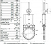 Задвижка шиберная ножевая VAG ZETA DN 1400 PN 10 со штурвалом Задвижка шиберная ножевая VAG ZETA DN 1400 PN 10 со штурвалом