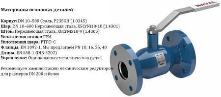 Кран шаровой NAVAL 285516 DN 200 PN 16 стальной стандартнопроходный фланцевый Кран шаровой NAVAL 285516 DN 200 PN 16 стальной стандартнопроходный фланцевый