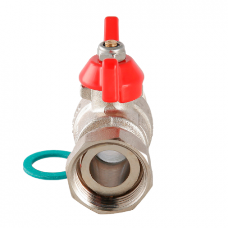 Кран шаровой VALTEC Ду20 Ру40 с накидной гайкой и наружной резьбой VT.260.N.0505