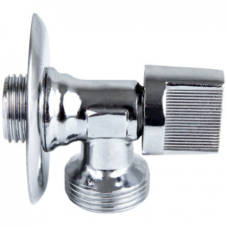 Кран шаровой для бытовых приборов Aquasfera 1044 G 1/2"х3/4" PN 10 с отражателем, резьбовой