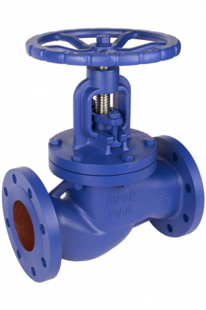 Вентиль запорный сальниковый РАШВОРК 315 Ду15 Ру16 чугунный фланцевый