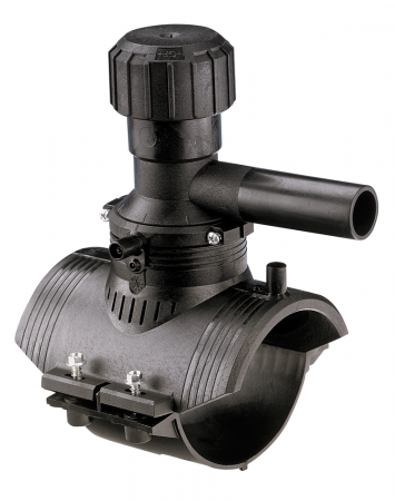 Электросварная седелка поворотная Georg Fischer DN 200х32 мм SDR 11 с фрезой