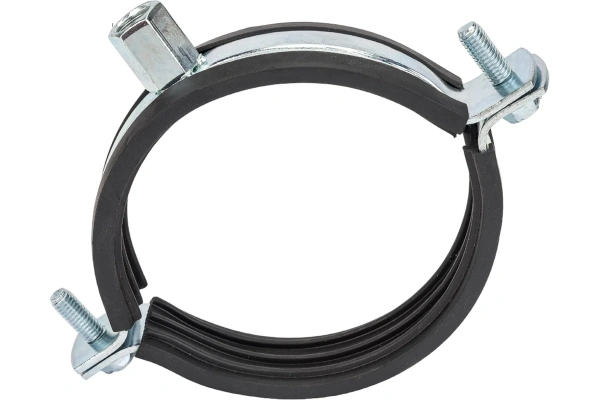 Хомут с резиновой прокладкой ДУ 38-43 (1 1/4") Хомут с резиновой прокладкой ДУ 38-43 (1 1/4")