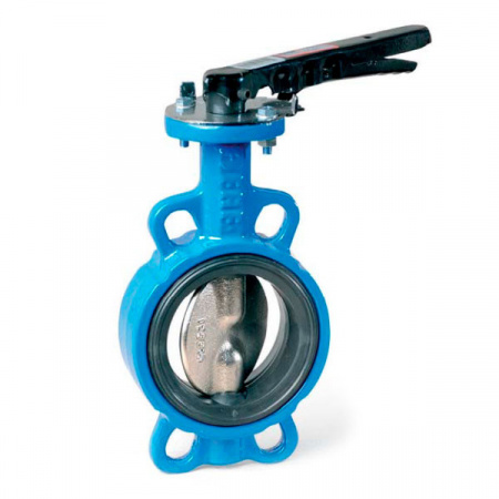 Затвор FAF 3550 DN 80 PN 10 дисковый межфланцевый с рукояткой