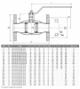 Кран шаровой цельносварной LD КШ.Ц.Ф.GAS.065.025.П/П.02 Ду 65 Ру 25 стальной полнопроходный фланцевый Кран шаровой цельносварной LD КШ.Ц.Ф.GAS.065.025.П/П.02 Ду 65 Ру 25 стальной полнопроходный фланцевый