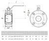 Кран шаровой LD Стриж 100.016.Н/П.02.Zn Ду 100 Ру 16 стальной неполнопроходный межфланцевый