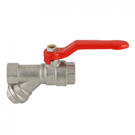 Кран шаровой VALTEC COMBI Ду15 Ру16 со встроенным фильтром VT.292.N.04 Кран шаровой VALTEC COMBI Ду15 Ру16 со встроенным фильтром VT.292.N.04