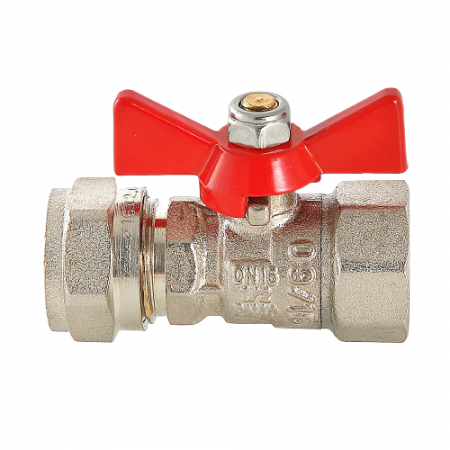 Кран шаровой VALTEC Ду16 Ру25 с обжимным соединением и внутренней резьбой VT.342.N.1604