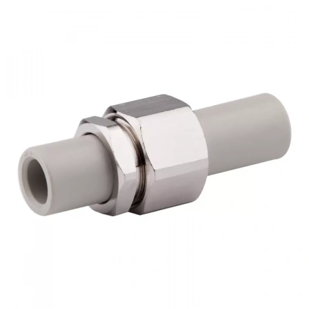 Разборное соединение полипропиленовое PPR (PPRC) труба-труба Ø 40 PN 25