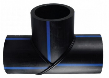 Тройник сварной равнопроходной 90° D- 355 мм ПЭ 100 (ПНД) SDR 17