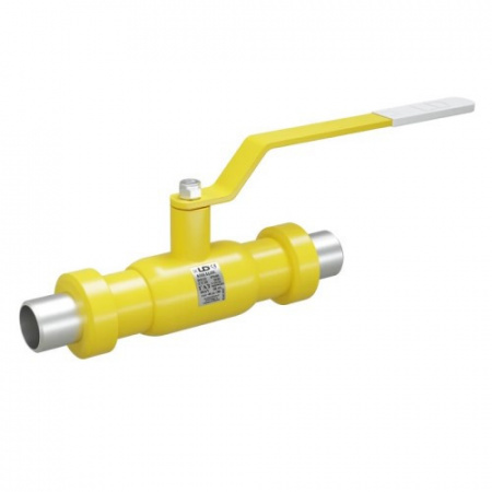 Кран шаровой цельносварной LD КШ.Ц.Ш.GAS.010.040.П/П.02 Ду 10 Ру 40 стальной полнопроходный штуцерный