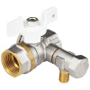 Кран шаровой со спускником Aquasfera Standard 1113 DN 15 PN 40 полнопроходной муфтовый Кран шаровой со спускником Aquasfera Standard 1113 DN 15 PN 40 полнопроходной муфтовый