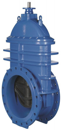 Задвижка AVK 06/30 DN 450 PN 10 фланцевая клиновая чугунная с обрезиненным клином
