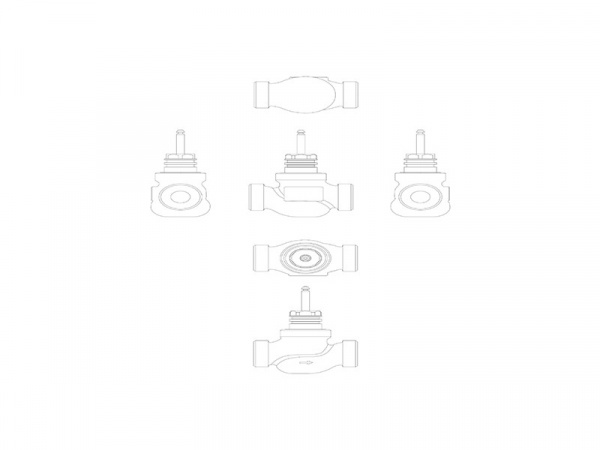 Клапан регулирующий VRB 2 Ду 32 Ру 16 Danfoss двухходовой