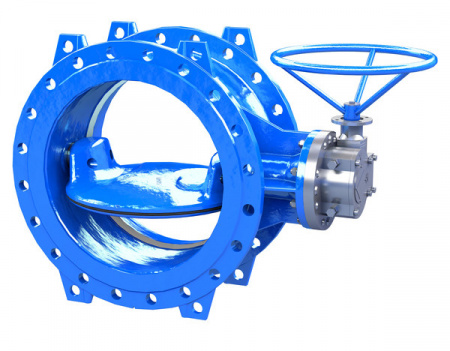 Затвор поворотный VAG EKN DN 800 PN 10 с двойным эксцентриком