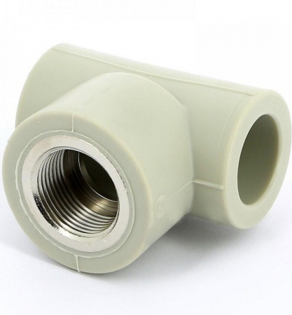 Тройник полипропиленовый PPR (PPRC) комбинированный с наружной резьбой Ø 20х3/4" PN 25