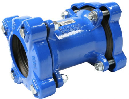 Муфта Jafar 9102 DN 800 PN 16 фланцевая для чугунных и стальных труб