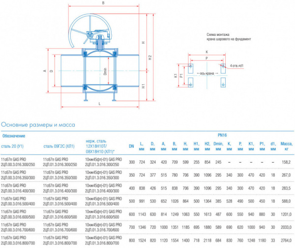 Кран шаровой Маршал 11с67п GAS PRO 2ЦП.00.3 DN 400/300 PN 16 стандартнопроходной под приварку Кран шаровой Маршал 11с67п GAS PRO 2ЦП.00.3 DN 400/300 PN 16 стандартнопроходной под приварку