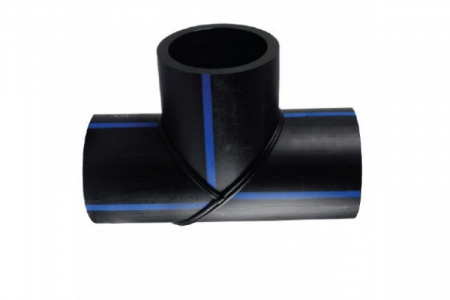 Тройник сварной равнопроходной 90° D- 355 мм ПЭ 100 (ПНД) SDR 17
