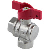 Кран шаровой угловой Aquasfera EURO 1008 DN 15 PN 40 полнопроходной муфтовый