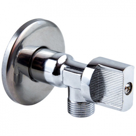 Кран шаровой для бытовых приборов Aquasfera 1043 G 1/2"х1/2" PN 10 с отражателем, резьбовой