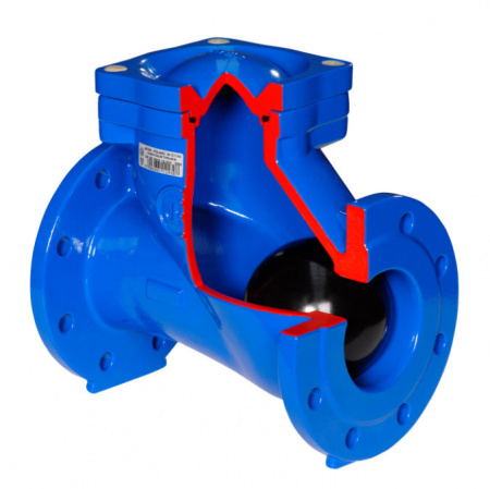 Клапан JAFAR 6516 DN 500 PN 10 обратный фланцевый