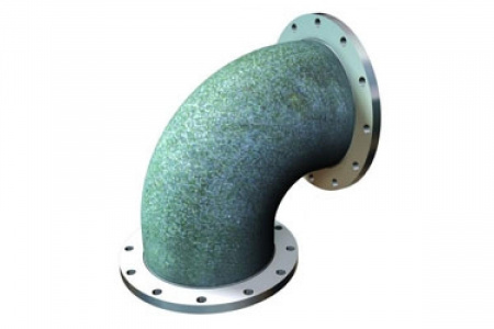 Колено чугунное фланцевое УФ 800 мм