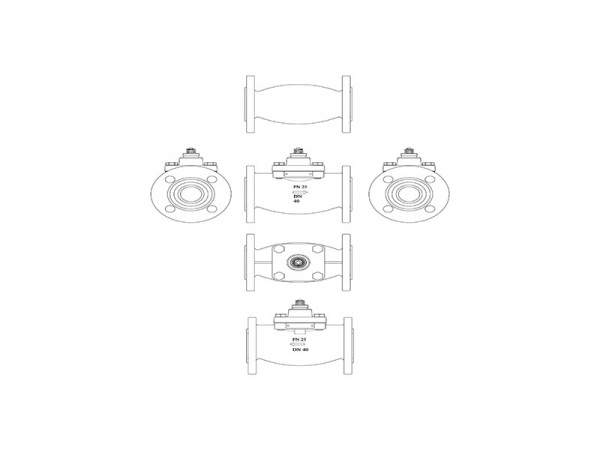Клапан регулирующий VB 2 Ду 20 Ру 25 Danfoss двухходовой
