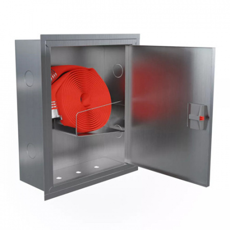 Шкаф пожарный Балтика-01 ШПК-310 ВЗ нержавеющая сталь