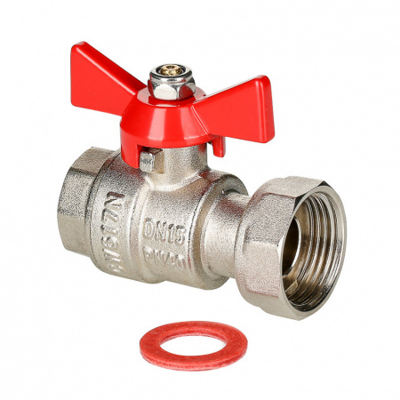 Кран шаровой VALTEC Ду15 Ру40 с накидной гайкой VT.241.N.0405