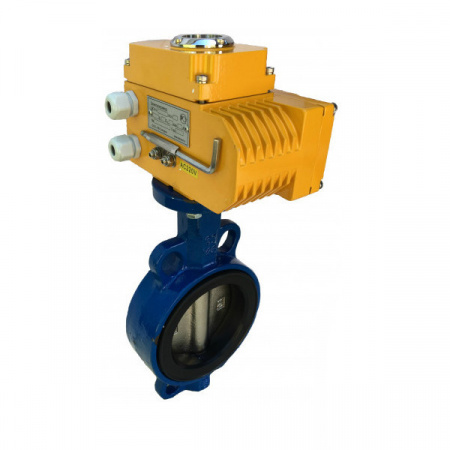 Затвор дисковый поворотный ABRA BUV-VF 826 EASTRN DN 32 PN 16/10 межфланцевый с электроприводом