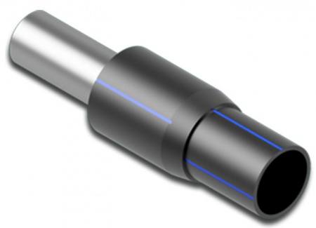 Переход ПЭ-сталь SDR 11 Ø 110х108 мм вода Переход ПЭ-сталь SDR 11 Ø 110х108 мм вода