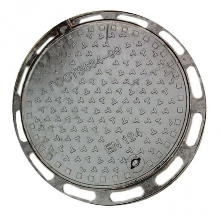 Люк чугунный тип С (В125)-2-60, ВЧШГ