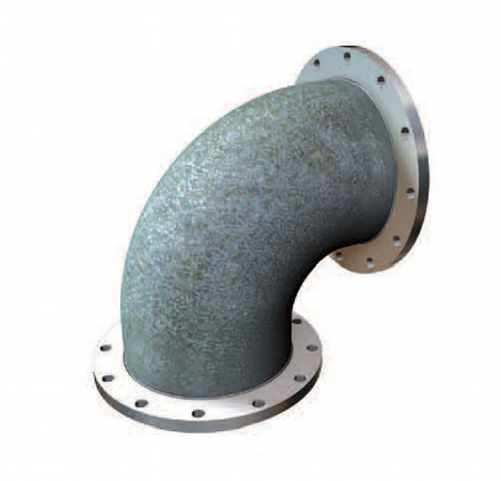 Колено чугунное фланцевое УФ 800 мм