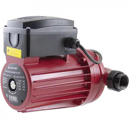 Насос циркуляционный Unipump UPC3 25-200 230 с мокрым ротором H=20м Q=250л/мин арт. 10393