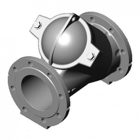 Клапан Tecofi CBL6240 DN 65 обратный шаровый фланцевый PN 16