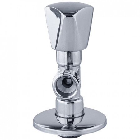 Клапан (вентиль) для бытовых приборов Aquasfera 1075 G 1/2"х3/4" PN 10 с отражателем, резьбовой