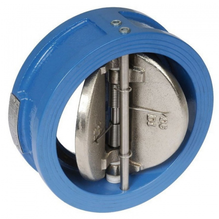 Клапан Tecofi CB3448N DN 40 обратный двухстворчатый межфланцевый PN 16