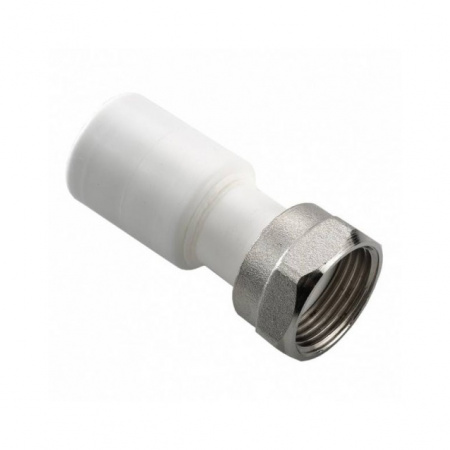 Муфта полипропиленовая PPR (PPRC) с накидной гайкой п/пломбу Ø 20х3/4" PN 25