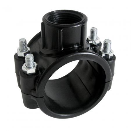 Седелка компрессионная с резьбой 200х2 1/2"