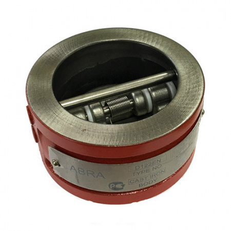 Клапан обратный ABRA D-122 DN 80 PN 16/10 двустворчатый межфланцевый