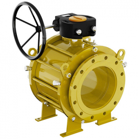 Кран шаровой Маршал 11с67п GAS PRO СФ.00.3 DN 200/150 PN 25 стандартнопроходной фланцевый