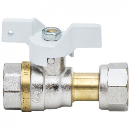 Кран шаровой для манометра Aquasfera Standard 1124 DN 25 PN 40 полнопроходной муфта-накидная гайка